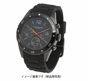 コーチ Coach　サリバンスポーツ クロノグラフ 44mm ブラック ラバー 14602044 腕時計 並行輸入