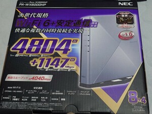 ＮＥＣ PA-WX6000HP 無線ＬＡＮ Wi-Fiホームルーター　Aterm 無線LANルーター