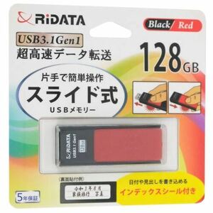 【ゆうパケット対応】RiDATA USBメモリー RI-HD50U128RD 128GB [管理:1000025494]