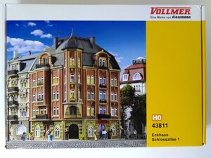 Vollmer 43811 Eckhaus Schlossallee 1 フォルマー ヨーロッパ 欧州 建物 家 模型 プラモデル HOゲージ 1/87スケール