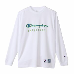 （物19）新品　チャンピオン　ロングスリーブシャツ　C3-WB450　白　メンズM