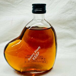 SUNTORY　サントリー　BRANDY　ブランデー　VSOP　ハート型ボトル　100ml　43％　ミニチュアボトル　古酒　中古品　未開栓