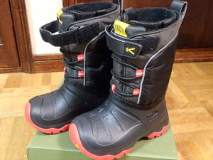 ★KEEN キーン〓キッズブーツ　Children Lumi Boot WP〓16cm 1021972 黒 状態良好