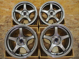 ★軽量★16inch 7J+35 4H100 新品 人気 逆ゾリ クロススピードCR5 ホイール1台分 タイヤset可能 AQUA COROLLA VITZ YARIS FIT SWIFT BZ