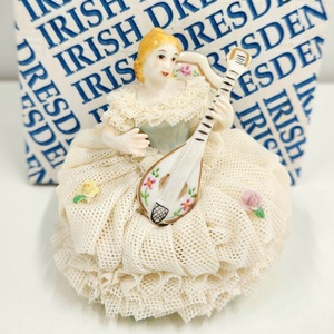IY68327KK IRISH DRESDEN EVELYN CELTIC MELODIE 陶器 人形 置物 工芸品 アンティーク 西洋 インテリア