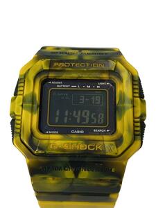 CASIO◆ソーラー腕時計・G-SHOCK/デジタル/YLW