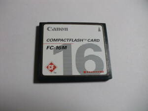 16MB　メガバイト　Canon　CFカード　フォーマット済み　メモリーカード　コンパクトフラッシュカード
