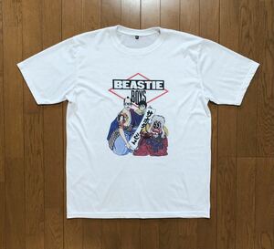 Beastie Boys x Macaroni Hourensoh Sabotage Tシャツ XL ビースティボーイズ マカロニほうれん荘 サボタージュ ホワイト 白 ラップT バンT