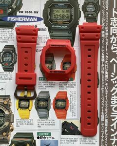 CASIO G-SHOCK DW-5600ED-4/DW-5600P-4JF レッド スピード ベルト/ベゼル