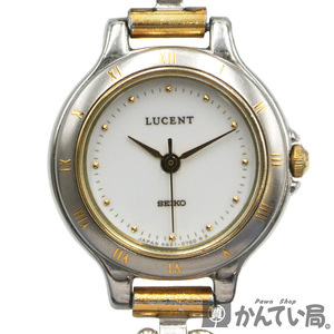 SEIKO LUCENT【セイコールーセント】4N21-0370 クオーツ レディース 腕時計 3針 アナログ コンビ ウォッチ【中古】USED-B