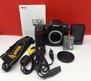 ■ Nikon D300 デジタル一眼レフカメラ ボディ 動作確認済 充電器 バッテリー 付属品 ニコン