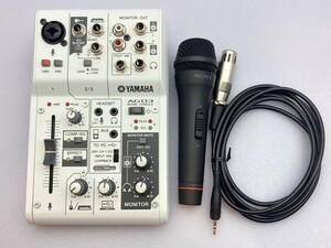 YAMAHA AG03 SONY ECM-PCV80U セット ※まとめて取引・同梱不可 [FS2968r]