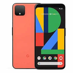 バッテリー80％以上 Google Pixel4 64GB Oh So Orange 中古 SIMフリー SIMロック解除済