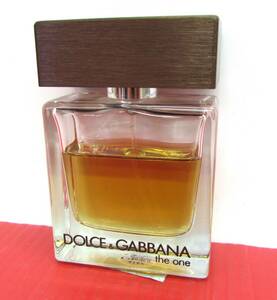 DOLCE&GABBANA ドルチェ&ガッバーナ the one ザ・ワン フォーメン オード トワレ 30ml 残量約7割 香水