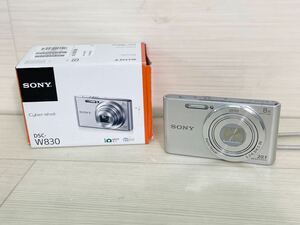 [ML10633-2]1円〜基本動作ok！SONY Cyber-shot DSC-W830 コンパクトデジタルカメラ デジカメ 