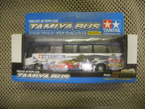 【新品未開封】TAMIYA タミヤラッピングバス ダイキャストアクションカープルバック ティンズトイズ商用車大型 ミニカー レトロ 昭和 当時
