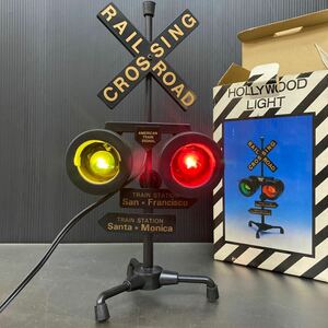 未使用保管品 RAIL ROAD SIGN レールロードサイン NY サンフランシスコ ライト 照明 アメリカン雑貨 インテリア