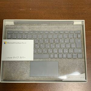 マイクロソフト 【純正】 Surface Pro 3−7用 Signature タイプカバー グレー アルカンターラ素材 Alcantara QC7-00107