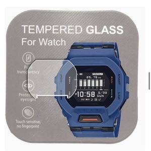 CASIO G-SHOCK ジースクワッドGBD-200用２枚入り腕時計 9H強化ガラスフィルム 高い透明度 傷を防ぎ耐久性あり 手入れしやすい保護フィルム