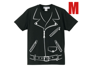 だまし絵 Wライダース T-shirt BLACK M/the real mccoy