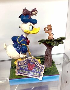 新品実店舗併売 Disney Traditions ジムショア ドナルド＆チップとデール アンティーク　ギフト ディズニートラディション JIMSHORE