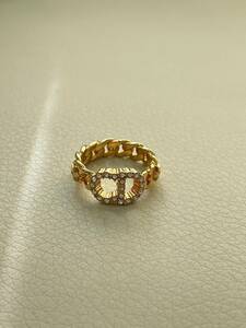 【8457】Christian Dior ディオール CLAIR D LUNE リング L クレール ディー リュヌ 指輪 Lサイズ