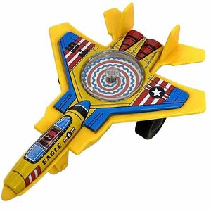 戦闘機 おもちゃ 飛行機 ブリキ プラスチック 中古 玩具 ヴィンテージ 昭和 レトロ EAGLE F-15 イーグル