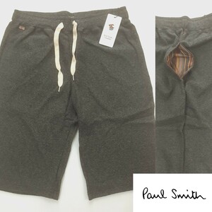 新品 ポールスミス Paul Smith ショートパンツ M マルチストライプ パイル地 ブラック ラウンジウェア LOUNGE　WEAR