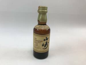 ☆古酒未開栓　 サントリー　山崎１２年ミニチュアボトル（５０ml）シングル　モルトウイスキー　♯197516-13