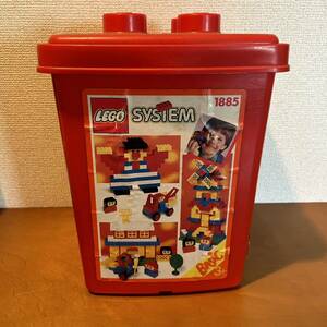 LEGO レゴ バケツ レゴブロック BASiC 1885 古い 初期 1992年 パーツ お揃い