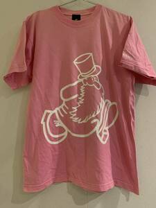 whiz limited　初期物ロゴ　プリントTシャツ　PINK キャラTシャツ