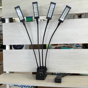 ★ 植物　LED タイマー付き　Homitt 調光　育成　室内培養ランプ　ガーデンライト