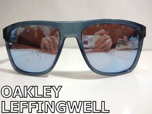 X4B014■ オークリー OAKLEY LEFFINGWELL 9100-0557 PRIZM POLARIZED プリズム 偏光レンズ クリアブルー スポーツ サングラス メガネ 眼鏡