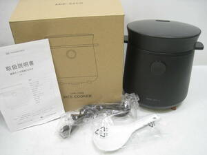 美品 定価8999円 AND DECO LOW CARB RICE COOKER MODERN DECO モダンデコ JSR01-BK 糖質オフ 炊飯器 3合炊き 黒 ブラック