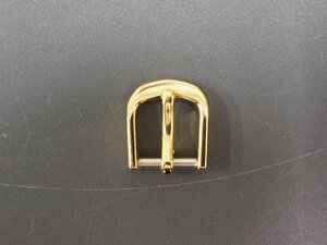 中古 セイコー シチズン カシオ 汎用 尾錠 美錠 ピンバックル 色: ゴールド 幅: 9mm 管理No.31657