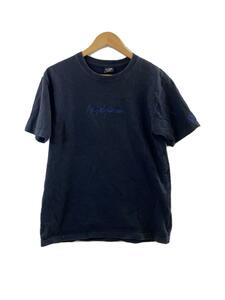YOHJI YAMAMOTO◆Tシャツ/M/コットン/ブラック/HH-T98-075