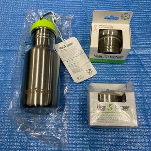 Klean Kanteen ドリンクボトル 12oz(350ml) キャップセット 高品質 ステンレス クリーンカンティーン キャンプ アウトドア mc01064847