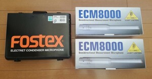 セット売り　FOSTEX MC10ST BEHRINGER ECM80002本 コンデンサーマイク