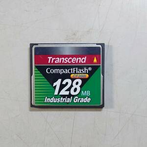 KN4264 【ジャンク】 CFカード 128MB Transcend CF200I コンパクトフラッシュ 
