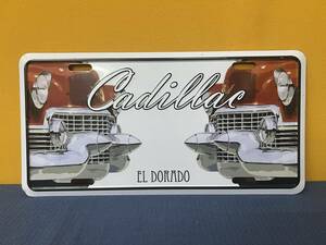 【T】AZ◆最終出品！◆Cadillac Eldorado キャデラック エルドラド ブリキ看板 プレート インテリア