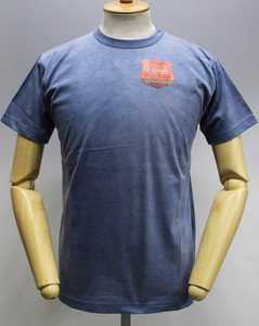 cushman (クッシュマン) フロスト加工 クルーネックTシャツ 未使用品 ネイビー size S