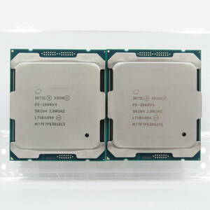 Intel Xeon E5-2660V4 SR2N4 2個セット　動作確認済み