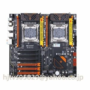 HUANANZHI X99-F8DPLUS マザーボード Intel C612 LGA 2011-V3 E-ATX メモリ最大256G対応 保証あり　