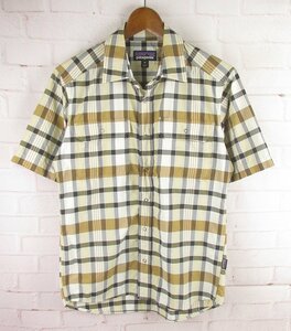 LSH3969 PATAGONIA パタゴニア EL RAY SHIRT チェック 半袖シャツ 53190SP16 XS 美品