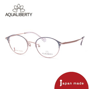 【度付きレンズ込み】AQUALIBERTY AQ22523 LG(ライトグレー) 日本製 アクアリバティー 眼鏡 めがね 伊達眼鏡