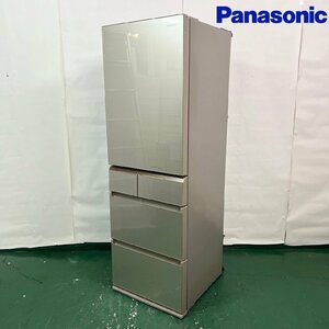 Panasonic/パナソニック 冷蔵庫 5ドア NR-E413PV 406 L 右開き 自動製氷 動作確認済み/C3822