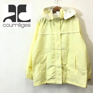 A44-F-N◆ courreges sports futur クレージュスポーツフューチャー ジップアップパーカー フーディ ジャケット◆ 11 ポリ 古着 レディース