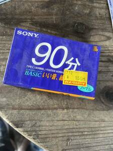 新品　ソニー SONY 90分TYPEⅠ ノーマルカセットテープ