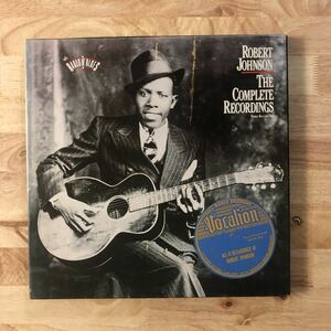 LP 希少3LP BOX!! ROBERT JOHNSON/THE COMPLETE RECORDINGS[USオリジナル:初年度90年PRESS:ブックレット/インサート:デルタブルース至宝!!]