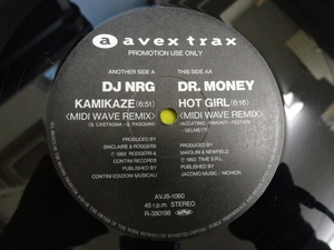 DJ NRG - Kamikaze (Midi Wave Remix) レア国内プロモ 12 人気SUPER EUROBEAT CLASSIC Dr. Money - Hot Girl 収録　視聴
